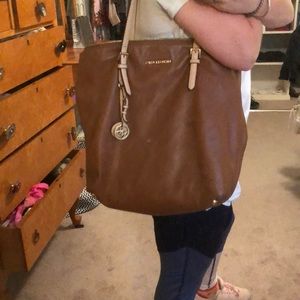 Michael Kors Brown Leather Purse